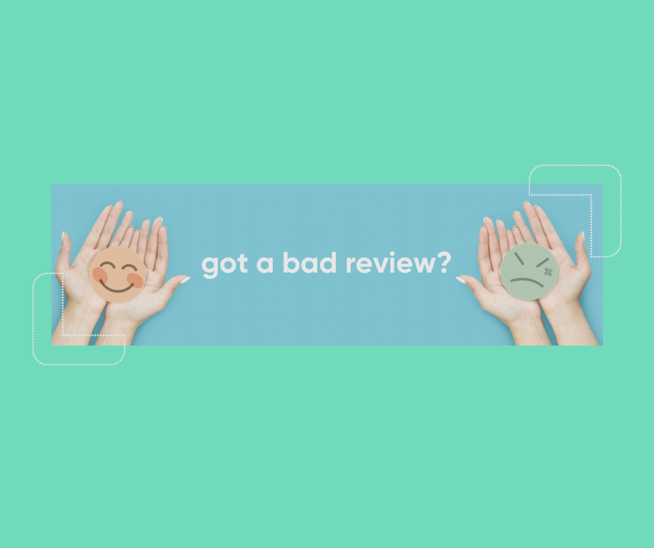 Uh oh…so you got a bad review.